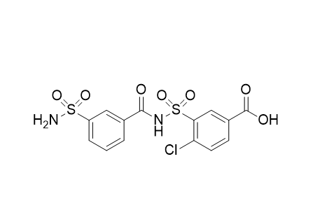 吲达帕胺杂质10,4-chloro-3-(N-(3-sulfamoylbenzoyl)sulfamoyl)benzoic acid