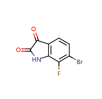 6-溴-7-氟-2,3-二氢-1H-吲哚-2,3-二酮,6-Bromo-7-fluoroindoline-2,3-dione