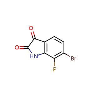 6-溴-7-氟-2,3-二氢-1H-吲哚-2,3-二酮1336963-95-1