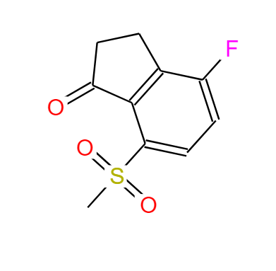4-氟-7-(甲基磺酰基)-2,3-二氢-1H-茚-1-酮,4-Fluoro-7-(methylsulfonyl)-2,3-dihydro-1H-inden-1-one