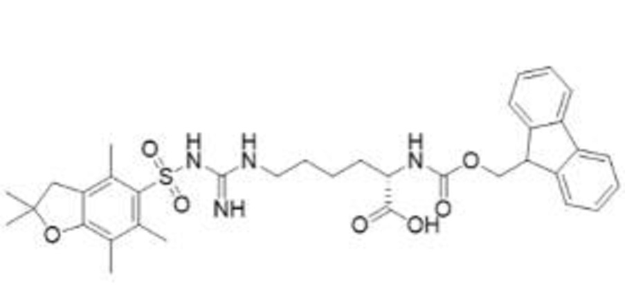 Fmoc-N'-(2,2,4,6,7-五甲基二氢苯并呋喃-5-磺酰基)-L-高精氨酸,Fmoc-Harg(Pbf)-OH