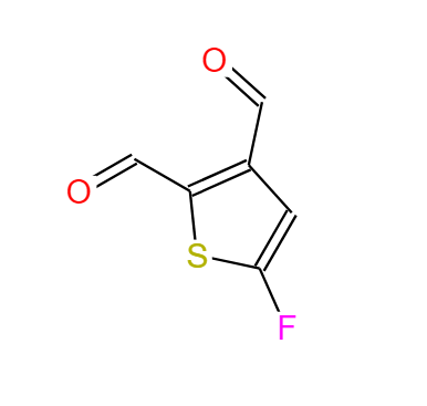 5-氟代-2,3-噻吩二甲醛,5-Fluoro-2,3-thiophenedicarboxaldehyde