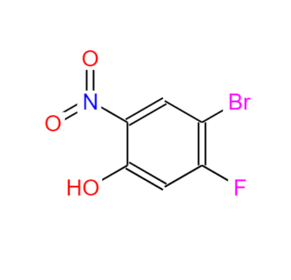 4-溴-5-氟-2-硝基苯酚,4-Bromo-5-fluoro-2-nitrophenol