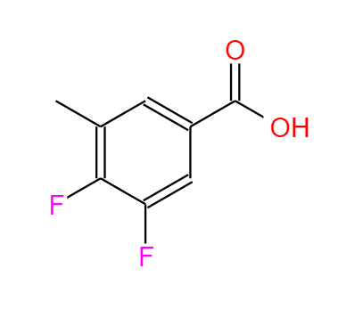 3,4-二氟-5-甲基苯甲酸,3,4-difluoro-5-methylbenzoic acid