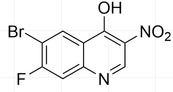 6-溴-7-氟-3-硝基喹啉-4-醇,6-bromo-7-fluoro-3-nitroquinolin-4-ol