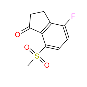 4-氟-7-(甲基磺酰基)-2,3-二氢-1H-茚-1-酮