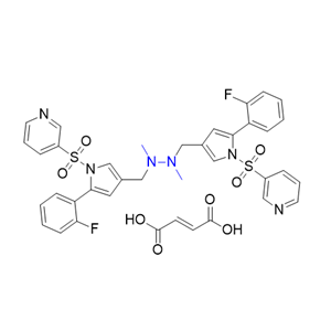 沃诺拉赞杂质61,1,2-bis((5-(2-fluorophenyl)-1-(pyridin-3-ylsulfonyl)-1H-pyrrol-3-yl)methyl)-1,2-dimethylhydrazine fumarate