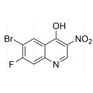 6-溴-7-氟-3-硝基喹啉-4-醇,6-bromo-7-fluoro-3-nitroquinolin-4-ol