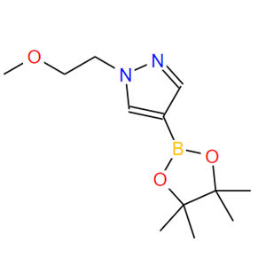 1-(2-甲氧基乙基)-4-(4,4,5,5-四甲基-1,3,2-二噁硼烷-2-基)-1H-吡唑,1-(2-Methoxyethyl)-4-(4,4,5,5-tetraMethyl-1,3,2-dioxaborolan-2-yl)-1H-pyrazole