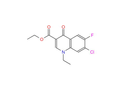 7-氯-1-乙基-6-氟-1,4-二氢-4-氧代喹啉-3-羧酸乙酯,ETHYL 7-CHLORO-1-ETHYL-6-FLUORO-1,4-DIHYDRO-4-OXO-QUINOLINE-5-CARBOXYLATE