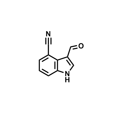 3-甲酰基-1H-吲哚-4-甲腈,3-Formyl-1H-indole-4-carbonitrile