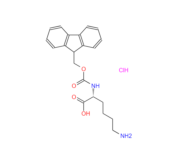 N-(9-芴甲氧羰基)-D-赖氨酸盐酸盐,FMOC-D-LYS-OH HCL