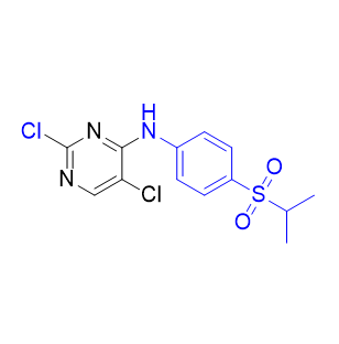 色瑞替尼杂质18,2,5-dichloro-N-(4-(isopropylsulfonyl)phenyl)pyrimidin-4-amine