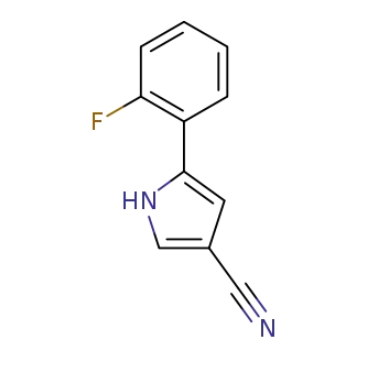 5-(2-氟苯基)-1H-吡咯-3-甲腈,5-(2-fluorophenyl)-1H-pyrrole-3-carbonitrile