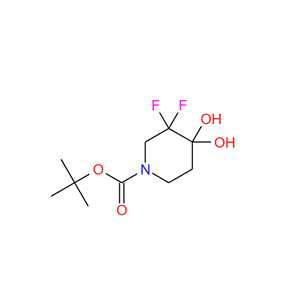 3,3-二氟-4,4-二羟基-1-哌啶羧酸叔丁酯