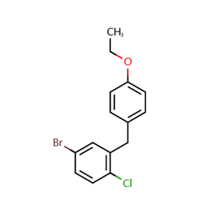 4-(2-氯-5-溴苄基)苯乙醚,4-Bromo-1-chloro-2-(4-ethoxybenzyl)benzene