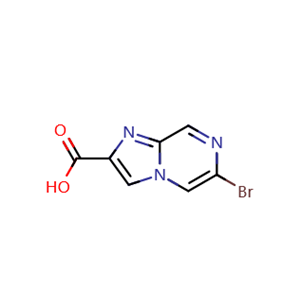 6-溴吡嗪2-羧酸,6-bromoimidazo[1,2-a]pyrazine-2-carboxylic acid