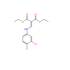 二乙基 2-(((3-氯-4-氟苯基)氨基)亚甲基)丙二酸酯
