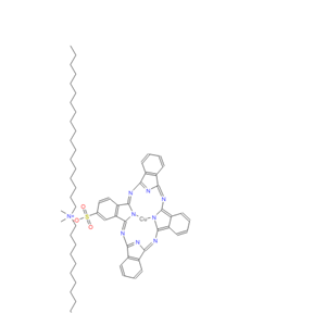 N,N-二甲基-N-十八烷基-1-十八烷铵-(SP-4-2)-[29H,31H-酞菁-2-磺酸基-N29,N30,N31,N32]铜酸盐,N,N-Dimethyl-N-octadecyl-1-octadecanaminium-(Sp-4-2)-[29H,31H-phthalocyanine-2- sulfonato-N29,N30,N31,N32]cuprate