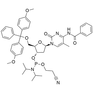 Bz-5-Me-2'-脱氧胞苷亚磷酰胺单体