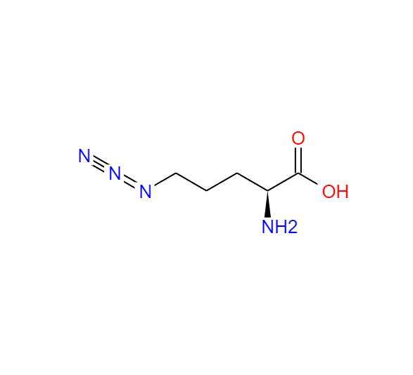 (1R)-4-叠氮基-1-羧基-1-丁烷铵氯化物,5-AZIDO-L-NORVALINE