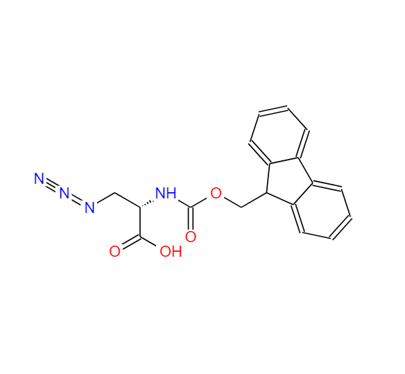 FMOC-Β-叠氮-ALA-OH,(S)-2-(((9H-FLUOREN-9-YL)METHOXY)CARBONYLAMINO)-3-AZIDOPROPANOIC ACID