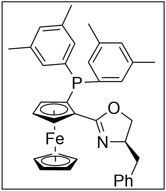 (R)-1-(bis(3,5-dimethylphenyl))-2-[(R)-4-isopropyloxazolin-2-yl]ferrocene