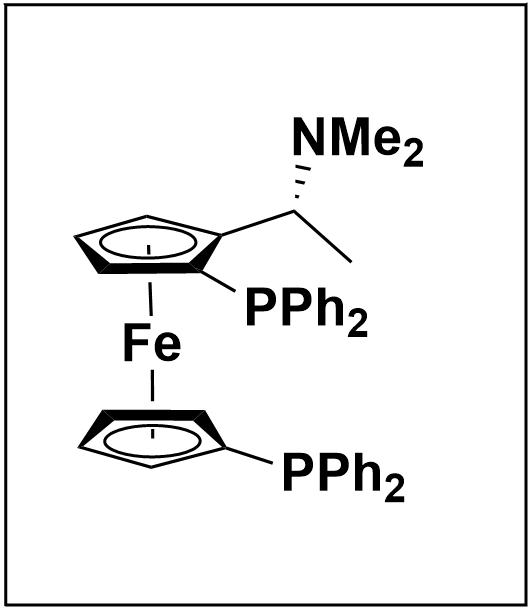 (R)-N,N-二甲基-1-[(S)-1',2-雙(二苯基膦基)二茂鐵基]乙胺,(R)-(S)-BPPFA