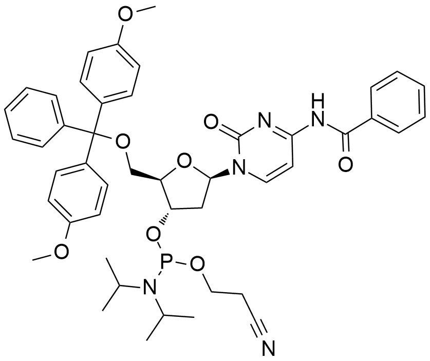 DMT-dC(bz)亚磷酰胺单体,5'-O-DMT-N4-Bz-dC Phosphor amidite