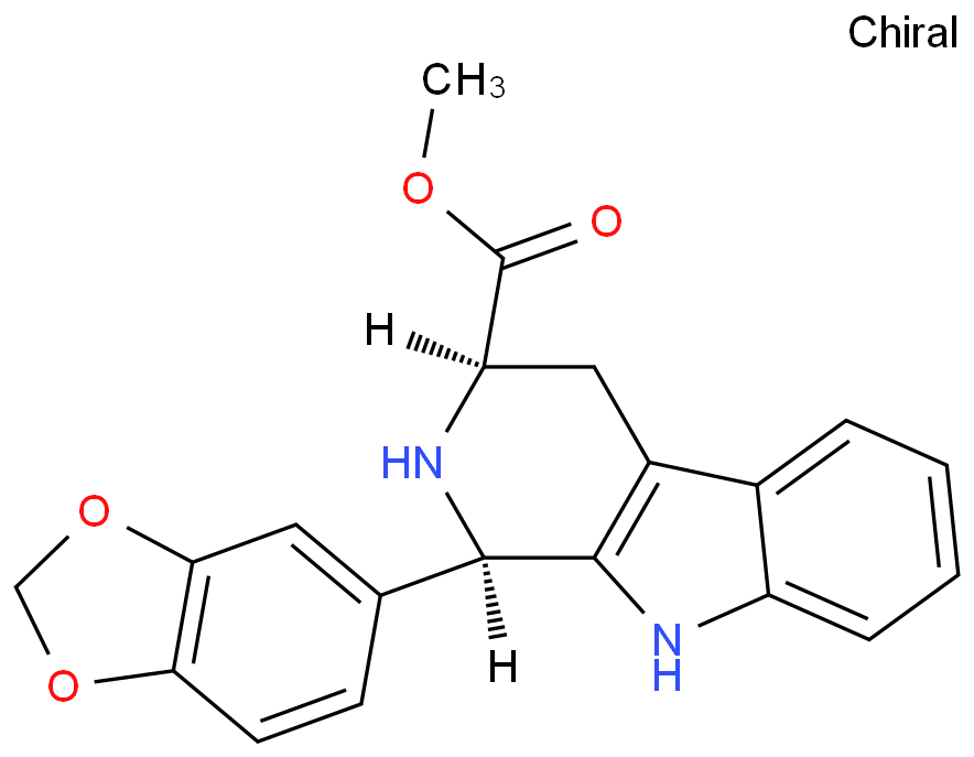他达那非,(1R,3R)-METHYL-1,2,3,4-TETRAHYDRO-1-(3,4-METHYLENEDIOXYPHENYL)-9H-PYRIDO[3,4-B]INDOLE-3-CARBOXYLATE