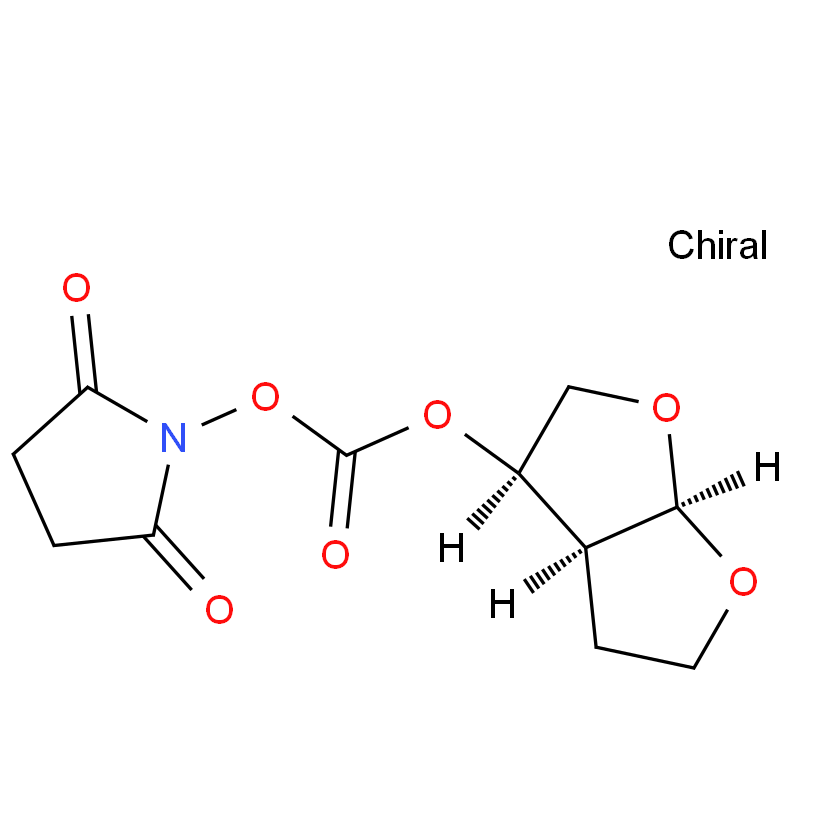 (3R,3AS,6AR)-羟基六氢呋喃并[2,3-Β]呋喃基丁二酰亚胺基碳酸酯,[(3R,3aS,6aR)-Hydroxyhexahydrofuro[2,3-β]furanyl Succinimidyl Carbonate