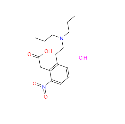 2-[2-(二丙基氨基)乙基]-6-硝基苯乙酸鹽酸鹽,2-[2-(Dipropylamino)ethyl]-6-nitrophenylacetic acid hydrochloride