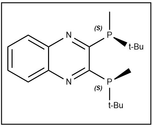 (S,S)-2,3-雙(叔丁基甲基膦基)喹喔啉,(S,S)-2,3-Bis(tert-butylmethylphosphino)quinoxaline