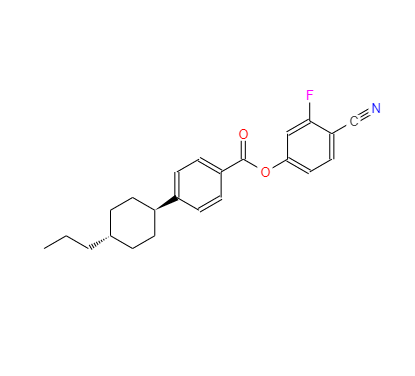 反-4-(4-正丙基环己基)苯甲酸-3-氟-4-氰基苯酯,3-Fluoro-4-cyanophenyl trans-4-(4-n-propylcyclohexyl)-benzoate
