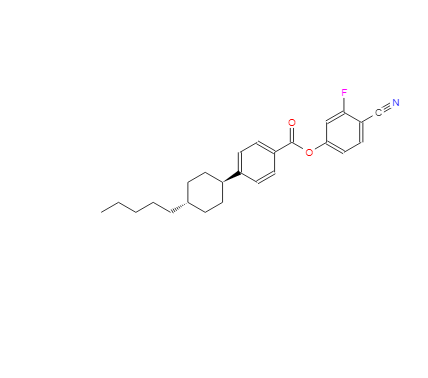 反-4-(4-正戊基環(huán)己基)苯甲基-3-氟-4-氰基苯酯,3-Fluoro-4-cyanophenyl trans-4-(4-n-pentylcyclohexyl)-benzoate