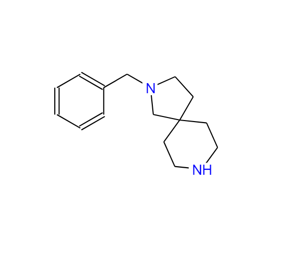 2-(苯基甲基)-2,8-二氮杂螺[4.5]癸烷,2-benzyl-2,8-diazaspiro[4.5]decane