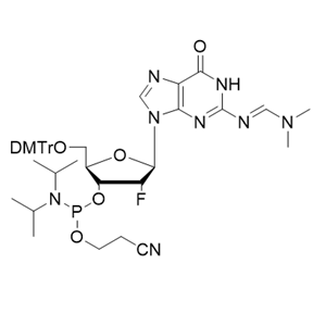 N2-二甲基甲脒-5'-O-DMT-2'-氟-脱氧鸟苷-3'-氰乙氧基亚磷酰胺