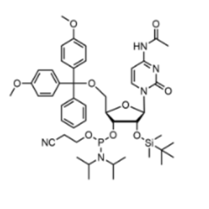 N4-乙酰基-5'-O-DMT-2'-O-TBDMS-胞苷-3'-氰乙氧基亚磷酰胺