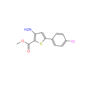 3-氨基-5-(4-氯苯基)噻吩-2-羧酸甲酯,Methyl 3-amino-5-(4-chlorophenyl)thiophene-2-carboxylate