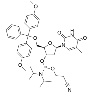 5'-O-DMT-脱氧胸苷-3'-氰乙氧基亚磷酰胺