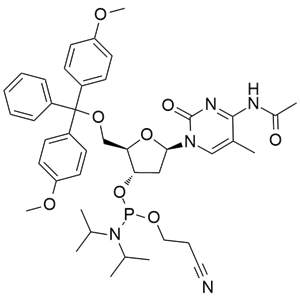 N4-乙酰基-5-甲基-5'-O-DMT-脱氧胞苷亚磷酰胺单体