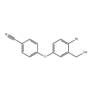 4-[4-溴-3-(羟基甲基)苯氧基]苯甲腈,4-(4-broMo-3-(hydroxyMethyl)phenoxy)benzonitrile