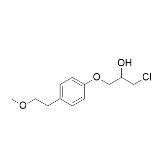 美托洛尔杂质13,1-chloro-3-(4-(2-methoxyethyl)phenoxy)propan-2-ol