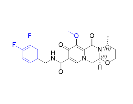 多替拉韋雜質(zhì)17,(4R,12aS)-N-(3,4-difluorobenzyl)-7-methoxy-4-methyl-6,8-dioxo3,4,6,8,12,12a-hexahydro-2H-pyrido[1',2':4,5]pyrazino[2,1-b][1,3] oxazine-9-carboxamide