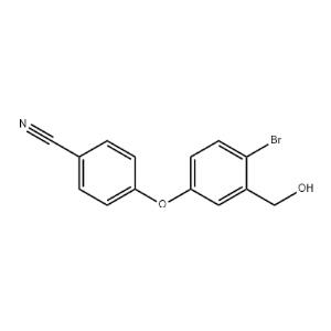 4-[4-溴-3-(羟基甲基)苯氧基]苯甲腈,4-(4-broMo-3-(hydroxyMethyl)phenoxy)benzonitrile