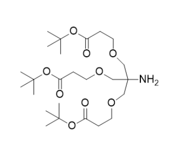 三[[2-(叔丁氧基羰基)乙氧基]甲基]甲胺,tert-butyl 3,3'-(2-aMino-2-((3-tert-butoxy-3-oxopropoxy)Methyl)propane-1,3-diyl)bis(oxy)dipropanoate