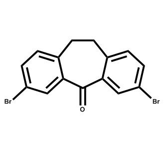 3,7-二溴-10,11-二氢二苯并[a,b]环庚烯-5-酮,3,7-dibromo-10,11-dihydro-5H-dibenzo[a,d][7]annulen-5-one