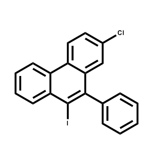 2-氯-9-碘-10-苯基菲,Phenanthrene, 2-chloro-9-iodo-10-phenyl-