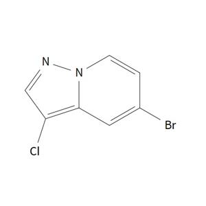 5-溴-3-氯吡唑并[1,5-A]吡啶,Pyrazolo[1,5-a]pyridine, 5-bromo-3-chloro-