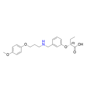 佩玛贝特杂质10,(R)-2-(3-(((3-(4-methoxyphenoxy)propyl)amino)methyl)phenoxy)butanoic acid